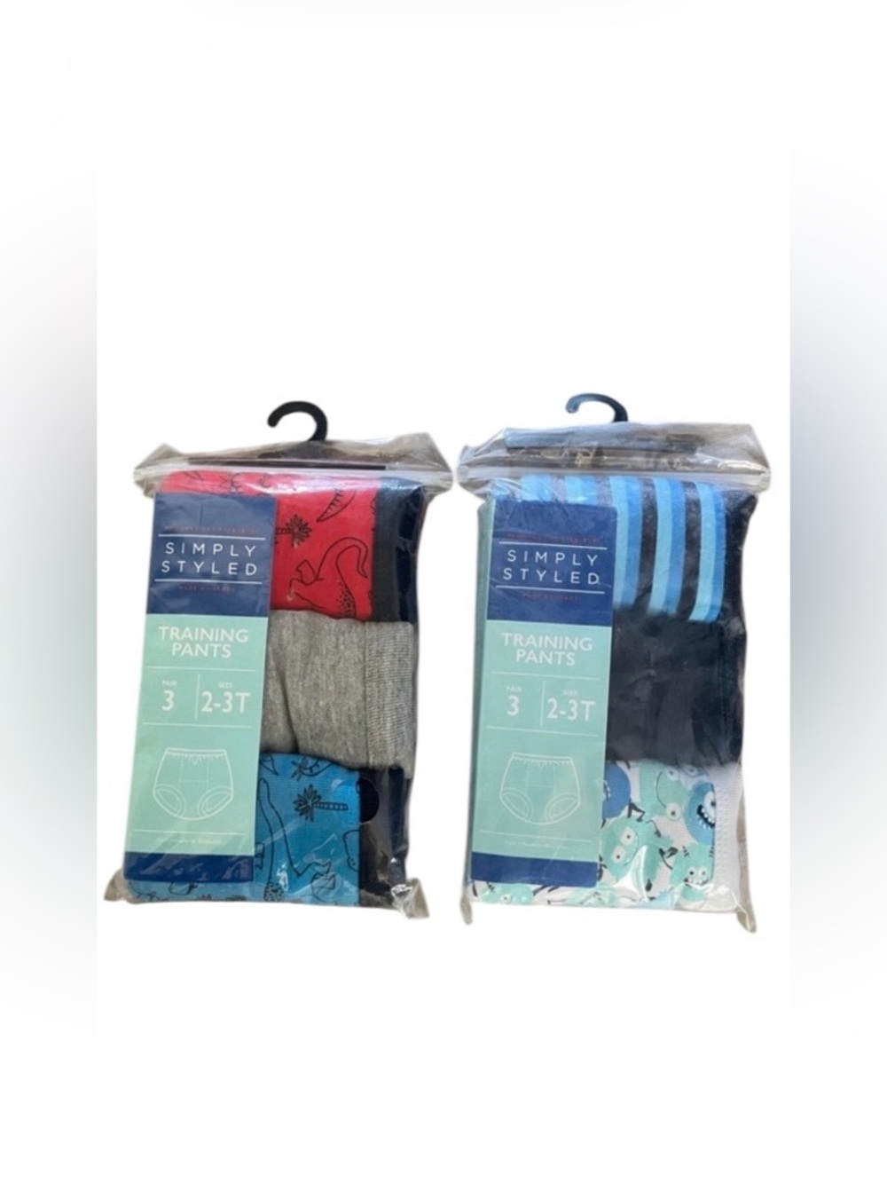 Simply Styled Toddler Boys Training Pants 6 pairs cotton underwear nwt